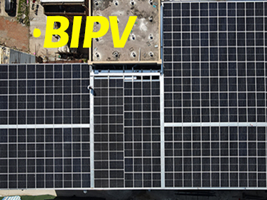 DAH solar está construindo projeto BIPV de 466KW usando apenas módulo fotovoltaico de tela cheia na china
