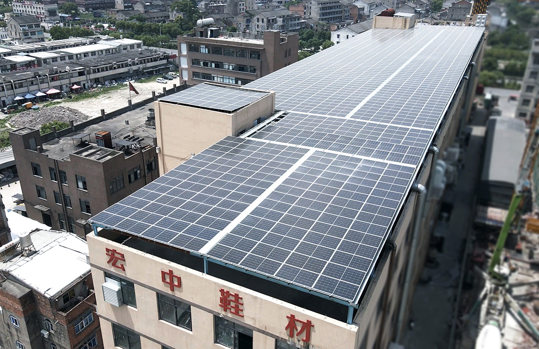 Módulo fotovoltaico de tela cheia DAH Soalr Taizhou estação de energia BIPV 466KW