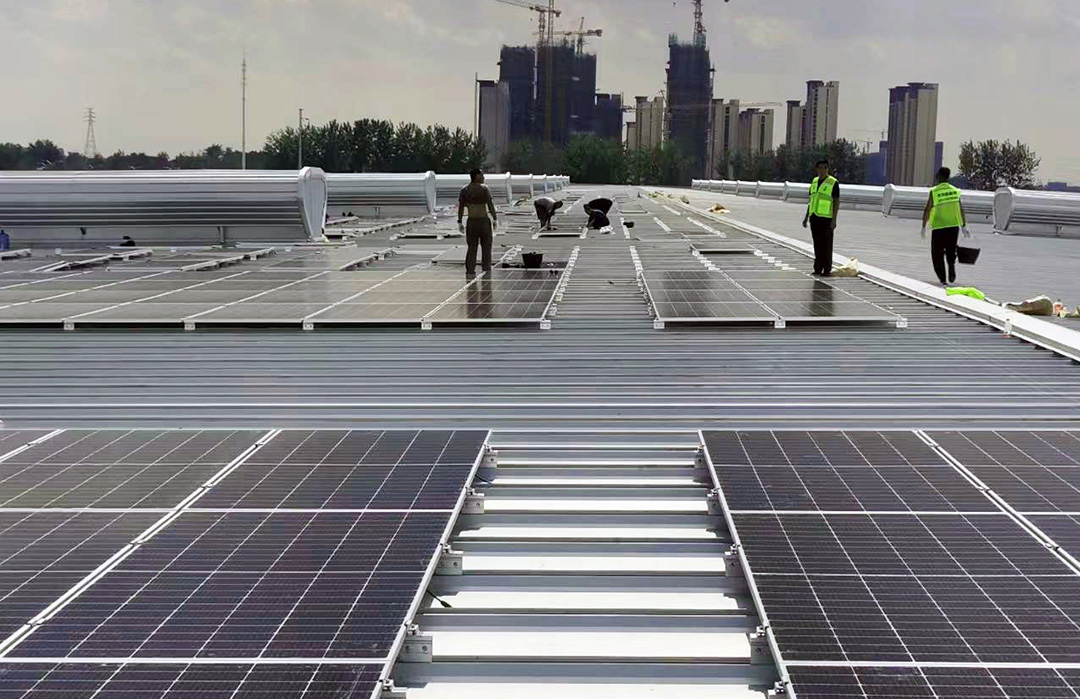 Central elétrica industrial e comercial de tela cheia DAH Solar Suzhou 2,5 MW