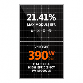 360W 365W 370W painel solar meia célula alta eficiência PV módulo