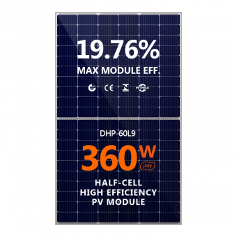  340W 350W . 360W painel solar meia célula alta eficiência PV módulo