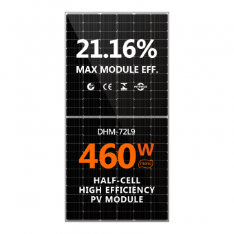  430W 435W 440W 445W 450W 455W 460w painel solar meia célula alta eficiência PV módulo