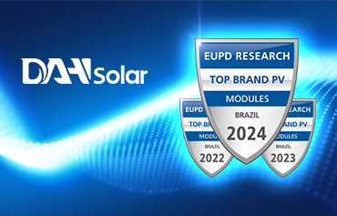 DAH Solar recebeu “Top Brand PV 2024” no SNEC 2024