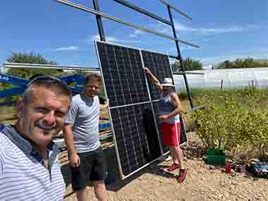 Usina fotovoltaica residencial de 5,5 KW na Romênia