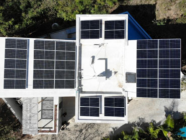 México 15.4 Projeto solar do Sistema Home do Telhado KW - DAH mono painel solar 445W 