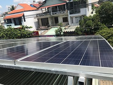 Vietnã 10kw uso doméstico telhado sistema solar